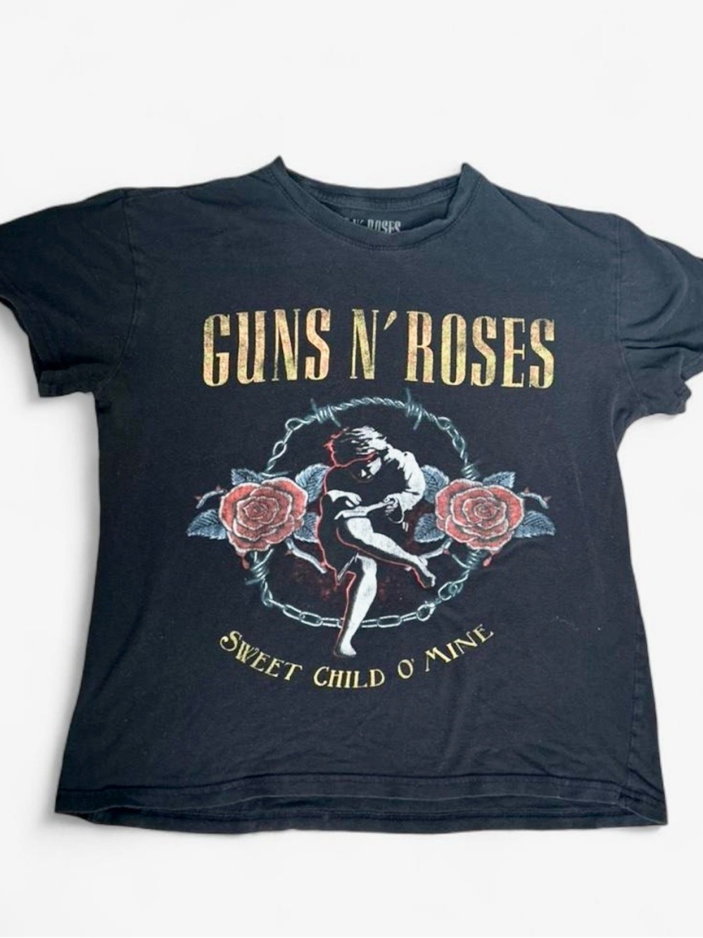 Women’s Black Guns N Roses Graphic Tee - Sweet Child O' Mine. Sz. Medium